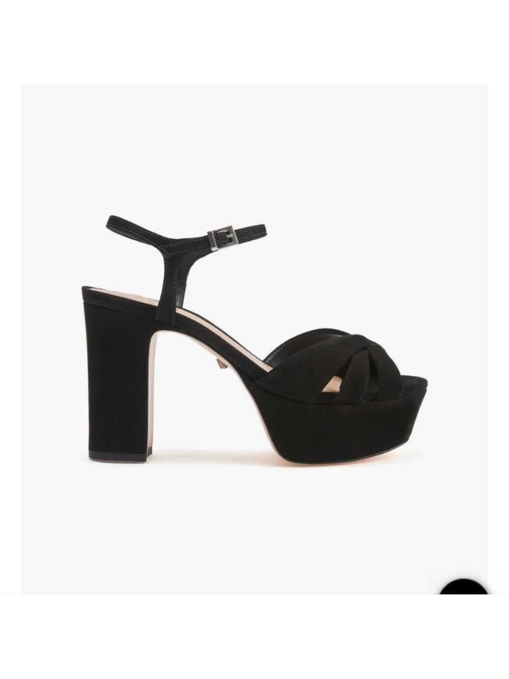 Schutz Keefa Platform Sandal Heels Black Sz 10.5 - Picture 2 of 10